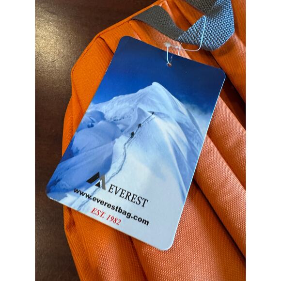 Everest Basic Backpack, Orange, One Size High Visibility - Picture 4 of 9